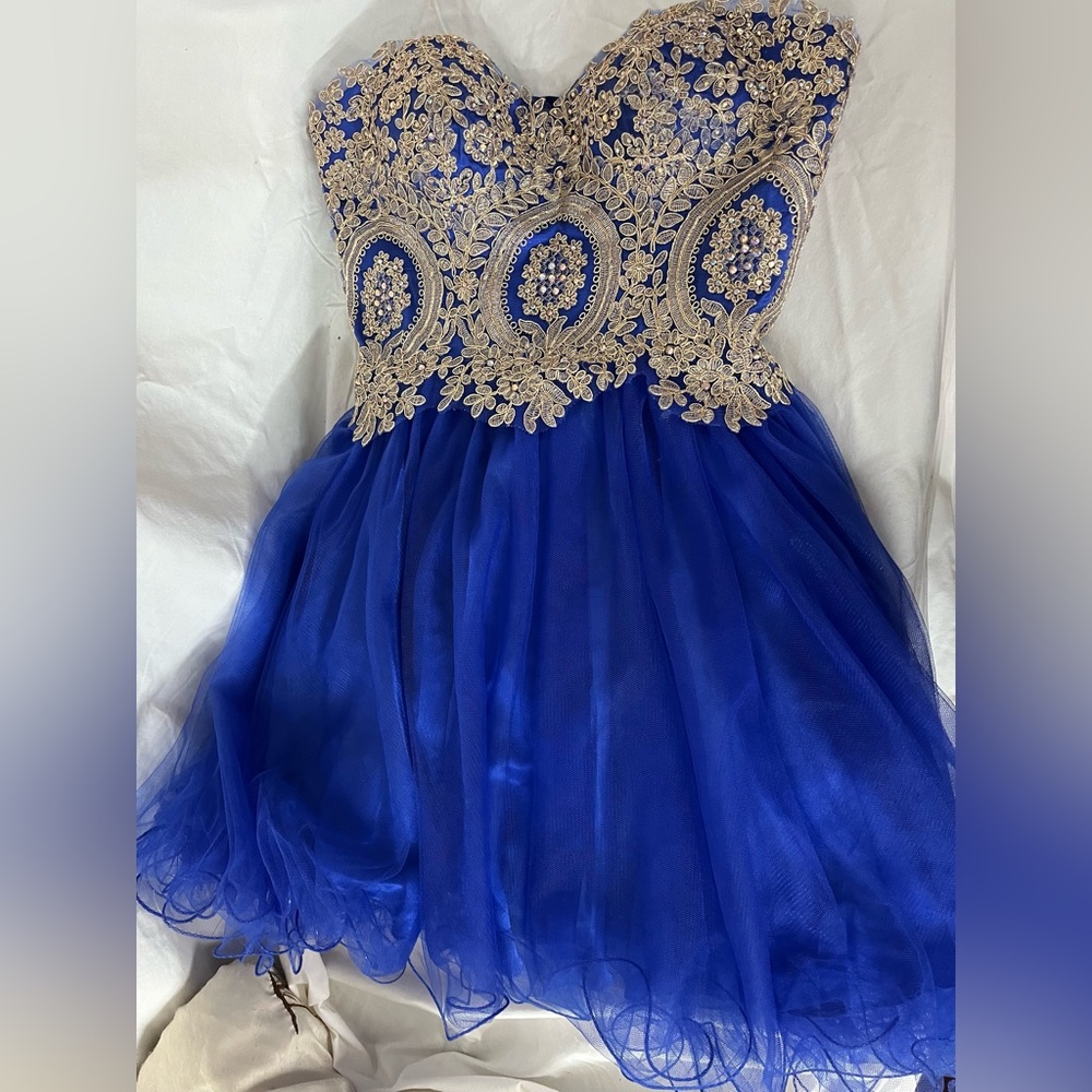 Stunning Royal Blue Cocktail Dress